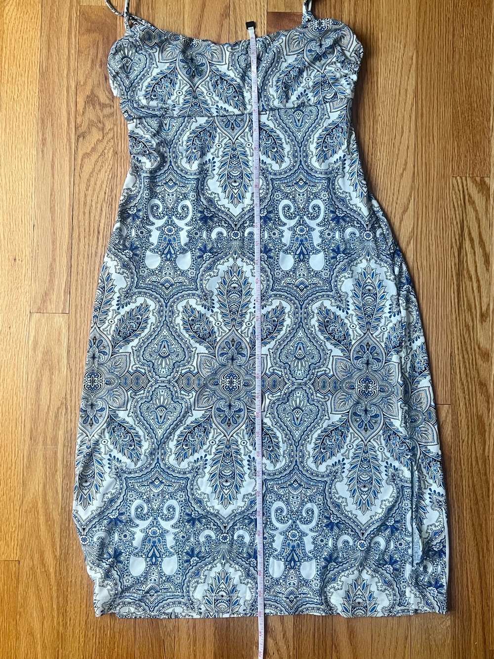 90s style BCBGMaxAzria paisley print sundress with spaghetti straps Sz S